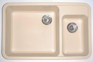 Amerisink AS605 Granite Composite Double Bowl Kitchen Sink