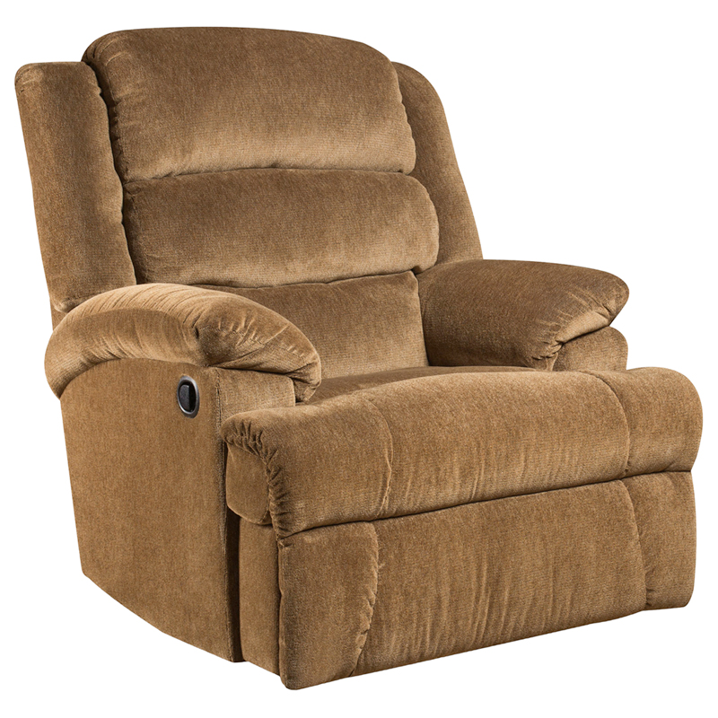 Flash Furniture AM-9960-7920-GG Big & Tall 350 lb. Capacity Aynsley Amber Microfiber Recliner