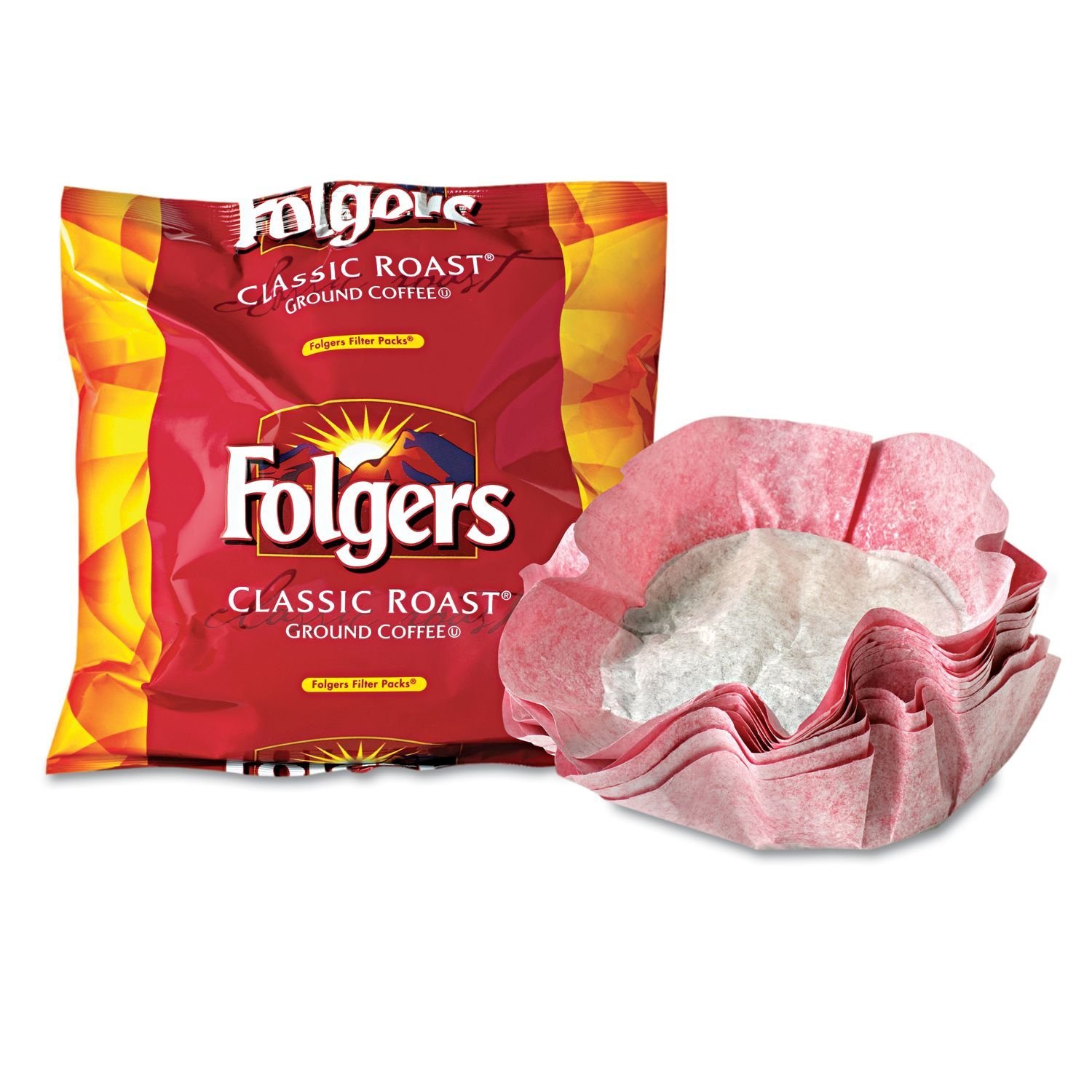 Folgers Classic Roast Filter Pack, .9 oz Each, 40 Filter Packs Total