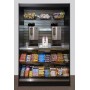 All State ASMMS492-KS Micro Market Kiosk with Stainless Slats 49