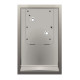 Alpine 400-RECESS ADA Compliant Stainless Steel Recess Kit for Hemlock Hand Dryer