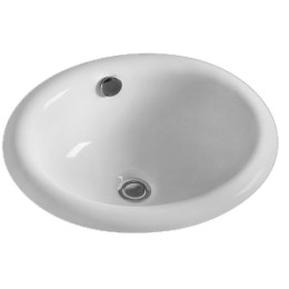 Amerisink AS230 Drop In Porcelain Bathroom Sink
