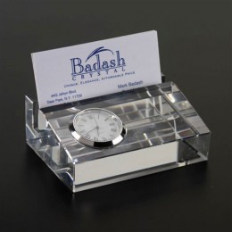 Badash Crystal Clock Cardholder