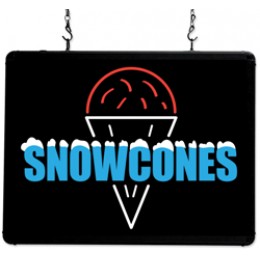 Benchmark USA Ultra-Bright Merchandising Sign Snow Cones