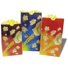 Benchmark 41230 Popcorn Butter Bags 130oz Green 100/CS