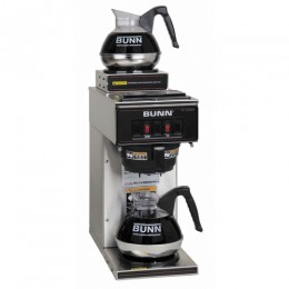 Bunn 13300.0002 VP17-2 SS Low Profile Pourover Coffee Brewer w/ 2 Warmers