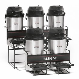 Bunn UNIV-5 APR Two Tier Five Pot Universal Airpot Rack