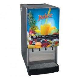Bunn JDF-4S LD 4 Flavor Cold Beverage Juice Dispenser Lit Door