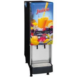 Bunn 37900.0008 JDF-2S 2 Flavor Cold Beverage Juice Dispenser with Lit Door, 120V