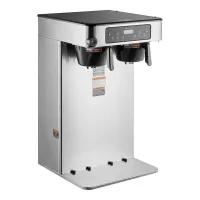 Bunn 53200.0101 ICB Twin Tall Infusion Series Stainless Steel Automatic Coffee Brewer - 120/240V