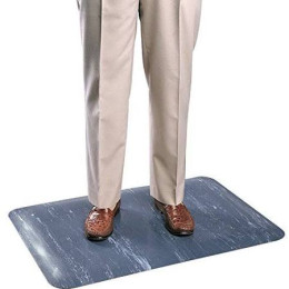 Cactus Mat 1075-23 Cushion Comfort Anti-Fatigue Marble Blue Mat 1/2