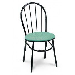 Carroll Chair 2-124 GR1 Spoke Back Dining and Cafe Chair