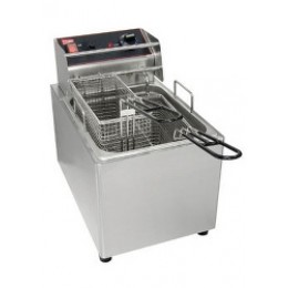 Cecilware EL15 Stainless Steel Electric Countertop 15 lb Fryer 120V