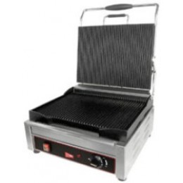 Cecilware SG1LG Panini Sandwich Grill Single Plus Grooved 120V