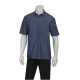 Chef Works SKS002IBL2XL Detroit Short-Sleeve Denim Shirt Indigo Blue 2XL