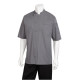 Chef Works VSSSGBCXL Valais V-Series Chef Coat  Dark Gray XL
