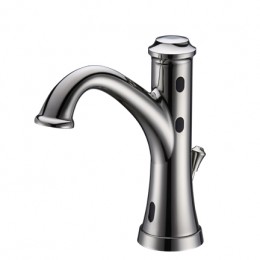 Cinaton Bathroom sink faucet Stain Nickel
