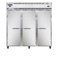 Continental 3RFF-SA Stainless Steel Exterior Dual Temperature Reach In Refrigerator/Freezer 78
