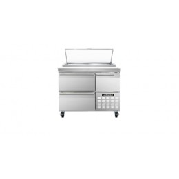 Continental PA43N-D Pizza Prep Table with Two Drawers 43