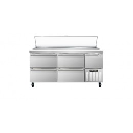 Continental PA68N-D Pizza Prep Table with Four Drawers 68