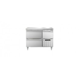 Continental DLRA43-SS-D Designer Line Refrigerated Work Top with Two Drawers 43