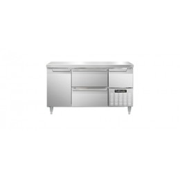 Continental DLRA60-SS-D Designer Line Refrigerated Work Top with Two Drawers 60