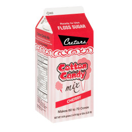 Cretors 7409-CH Cherry Flossugar 6-3.25 lb Cartons/CS