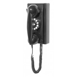 Crosley CR55-BK 302 Wall Phone Black