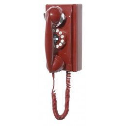Crosley CR55-RE 302 Wall Phone Red