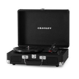 Crosley CR8005DP-BK Cruiser Plus Bluetooth Turntable Black Vinyl