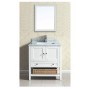 Dawn AACCS-3001 Bohemian 30 in Style Vanity-Single Sink and Marble Top