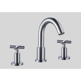 Dawn AB03 1513C 3-Hole Widespread Lavatory Faucet with Cross Handles