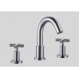 Dawn AB03 1513C 3-Hole Widespread Lavatory Faucet with Cross Handles