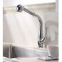 Dawn AB50 3079C Chrome Single Lever Pull Out Spray Faucet