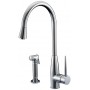 Dawn AB50 3178C Chrome Single Lever Faucet with Side Spray