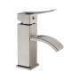 Dawn AB78 1258BN Single-Lever Square Lavatory Faucet / Sheetflow Spout