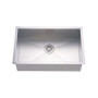 Dawn DSQ241609 Stainless Steel Undermount Single Bowl Square Sink