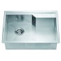 Dawn DSQ2417 Stainless Steel Undermount Single Bowl Sink Corner Drain