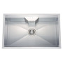 Dawn DSQ2817 Stainless Steel Undermount Single Bowl Square Sink 