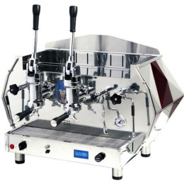 La Pavoni DIA 2L-Gold 2-Group Diamante Lever Espresso Coffee Machine 14L Boiler