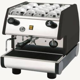 European Gift PUB1M-B La Pavoni 1 Group, Manual, Black Espresso Machine