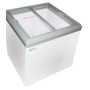 Excellence HB-7HCD Dual Temp Display Cabinet Cooler/Freezer Sliding Flat Lid 7 cu ft