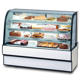 Federal CGR3642 Curved Glass Refrigerated Bakery Case 36