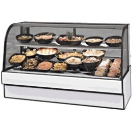 Federal CGR3648CD Curved Glass Refrigerated Deli Case 36