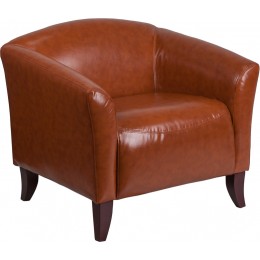 Flash Furniture 111-1-CG-GG Hercules Imperial Series Cognac Leather Chair