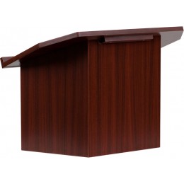 Flash Furniture MT-M8833-LECT-GG Foldable Tabletop Lectern in Mahogany