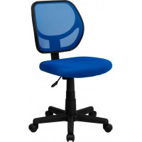 Flash Furniture WA-3074-BL-GG Blue Mesh Swivel Task Chair