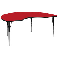 Flash Furniture XU-A4896-KIDNY-RED-H-A-GG 48