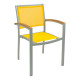 Florida Seating AL-5624 South Beach Collection Stackable Outdoor Arm Chair in Solid Colors