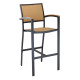 Florida Seating BAL-5625 St. Augustine Collection Outdoor Barstool with Arms